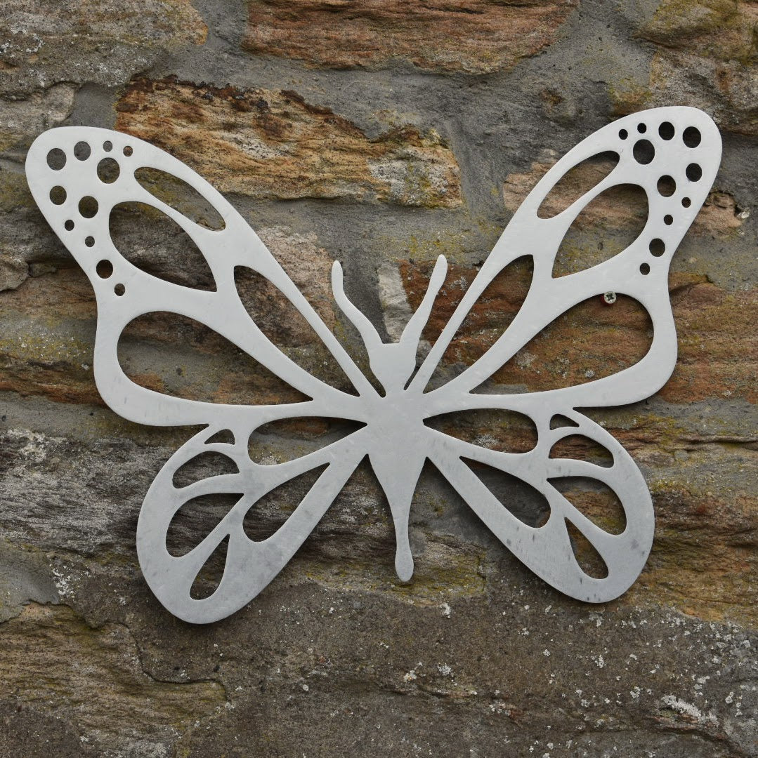 Large metal Butterfly hanging garden decoration / outdoor weathering steel butterfly/ rusted corten steel garden gift