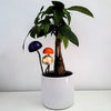 Mini toadstool plant pot decoration / steel fungi vase filler / indoor and outdoor pot pals
