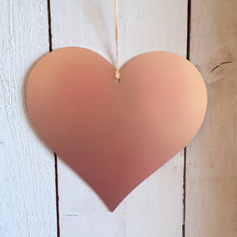 Metal heart outdoor decoration / steel heart / rusted metal garden gift