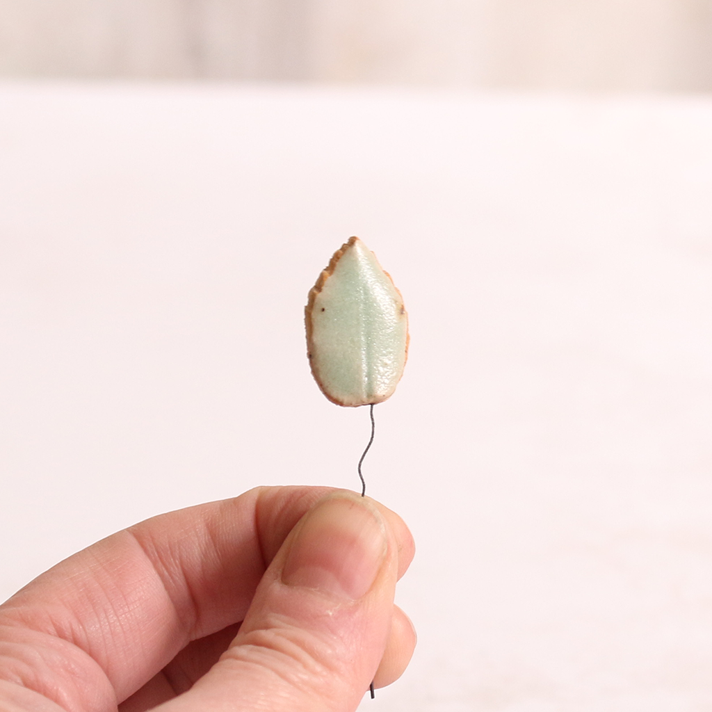 Ceramic Leaf for Ceramic Flower Stems