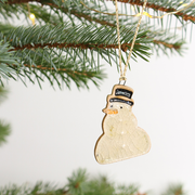 Snowman Handmade Ceramic Christmas Decoration