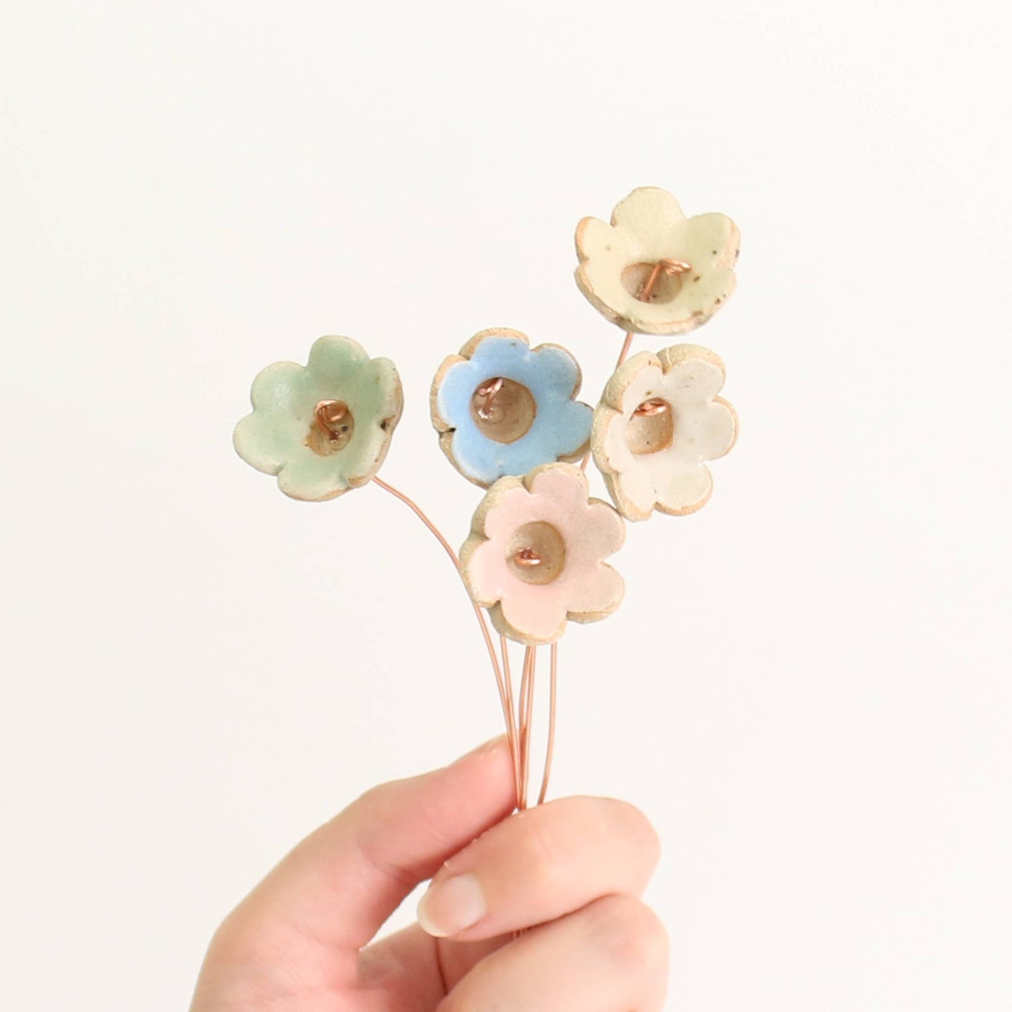 Original Ceramic Flower Decorative Bud Stems