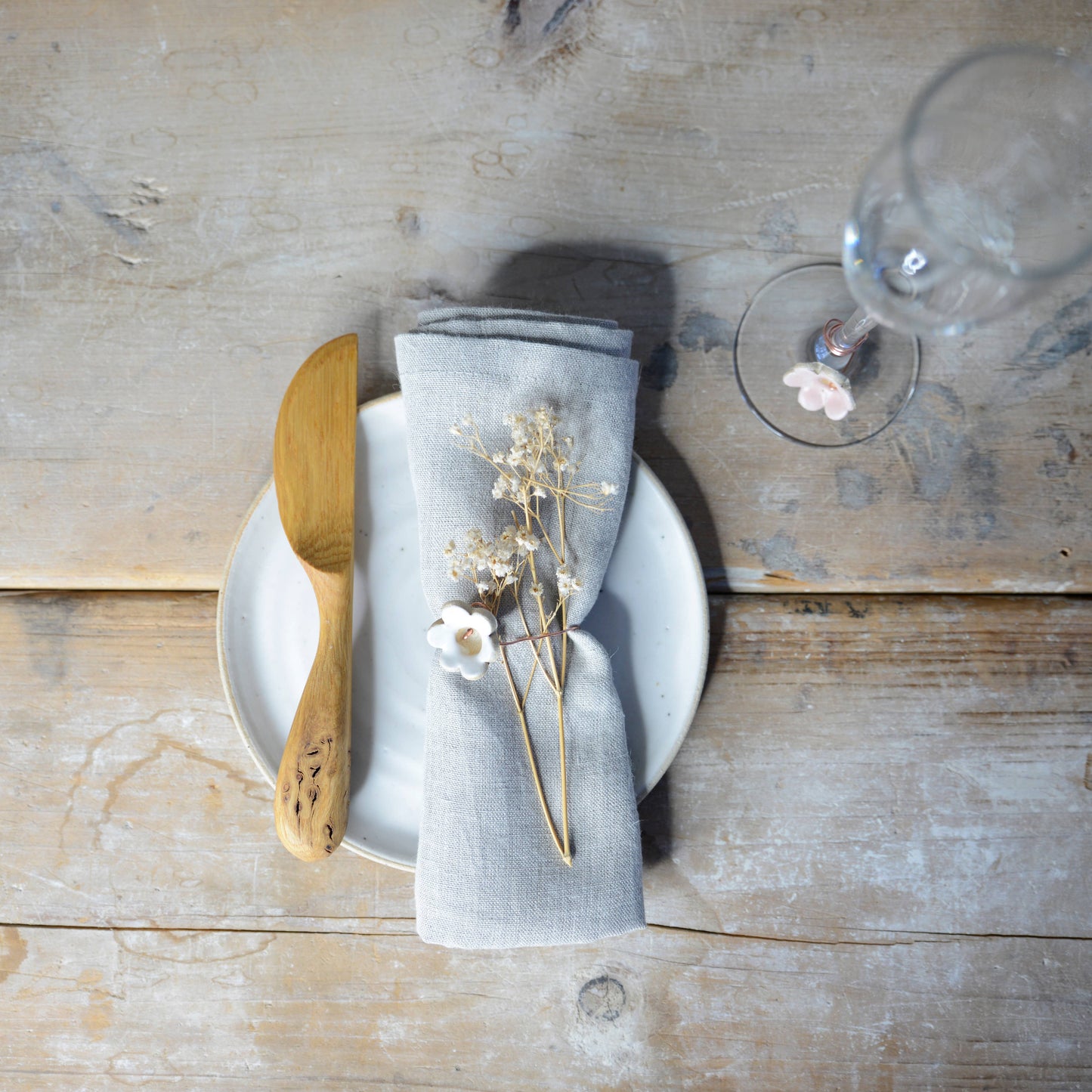 Original Ceramic Flower Decorative Bud Stems