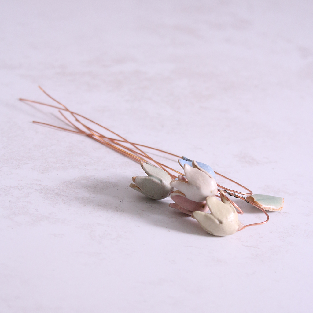 Ceramic Drop Flower Stems