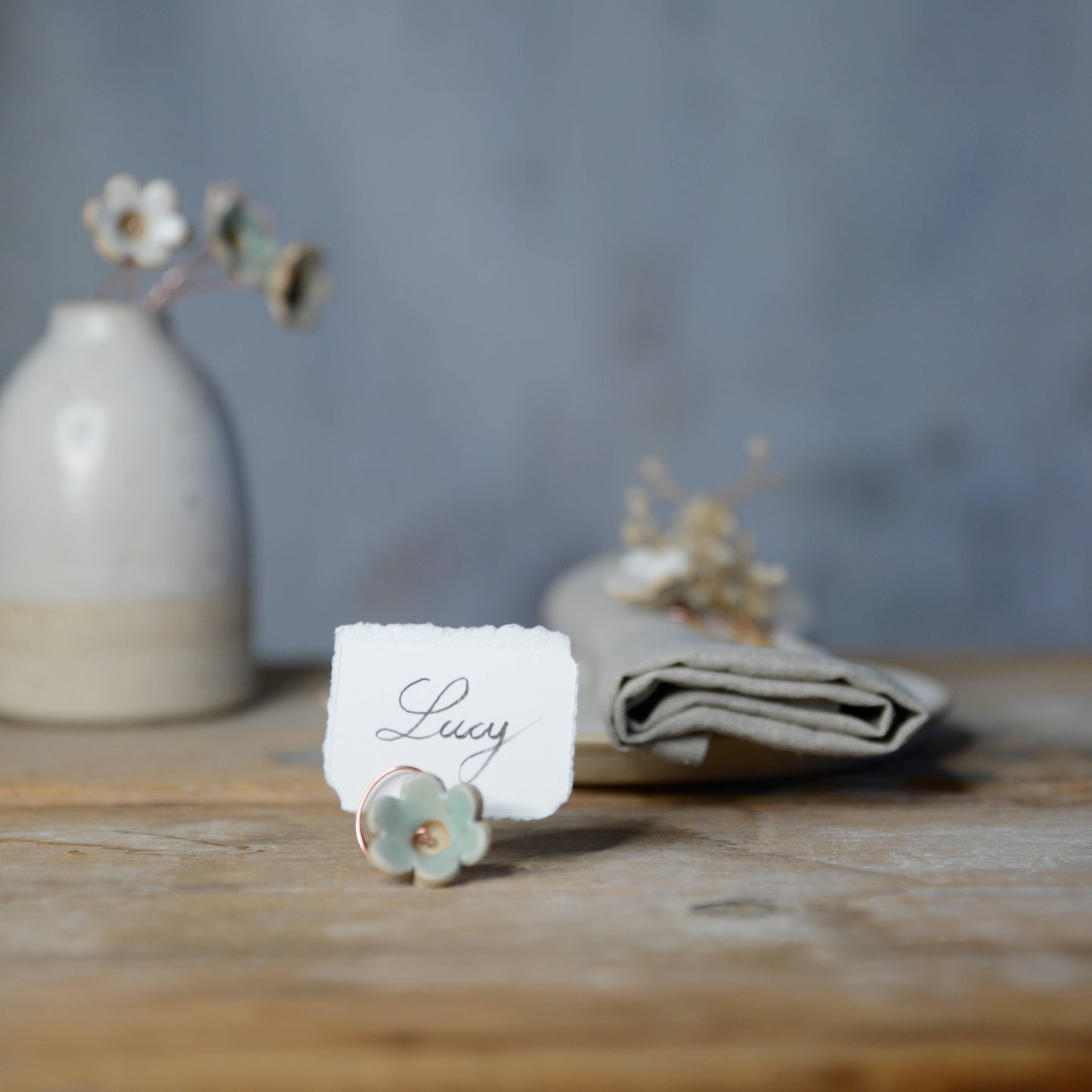 Original Ceramic Flower Decorative Bud Stems